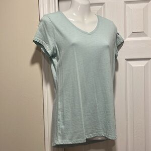 Champion® Light Mint Green Short Sleeve Authentic Athleticwear T-Shirt - Sz M